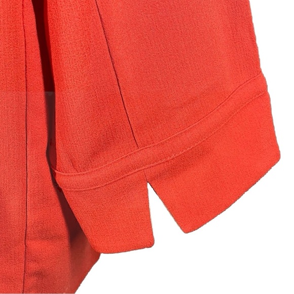Woman's Suit Jacket Gold Zipper 3/4
Sleeve Orange Drapers & Damons Large Preppy - Picture 4 of 10